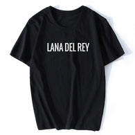 Lana Del Rey Print Men Letter T Shirt Casual Funny Shirt for Man Black Whtie Top Tee Funny Hipster Funny Music Tee Shirt