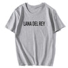 Lana Del Rey Print Men Letter T Shirt Casual Funny Shirt for Man Black Whtie Top Tee Funny Hipster Funny Music Tee Shirt