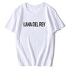 Lana Del Rey Print Men Letter T Shirt Casual Funny Shirt for Man Black Whtie Top Tee Funny Hipster Funny Music Tee Shirt