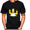 2020 Men's T Shirt simpsons print casual mens o-neck t shirts fashion men's tops men T-shirt short sleeve men tshirt