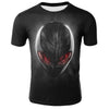 New skull T-shirt men's skull T-shirt punk 3D printed T-shirt retro Gothic men's summer printed round neck shirt