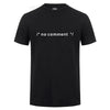 Funny Geek Novelty Joke Coding HTML CSS Developer Gift No Comment T Shirt For Men Male Summer Casual Short Sleeve Cotton Tshirt